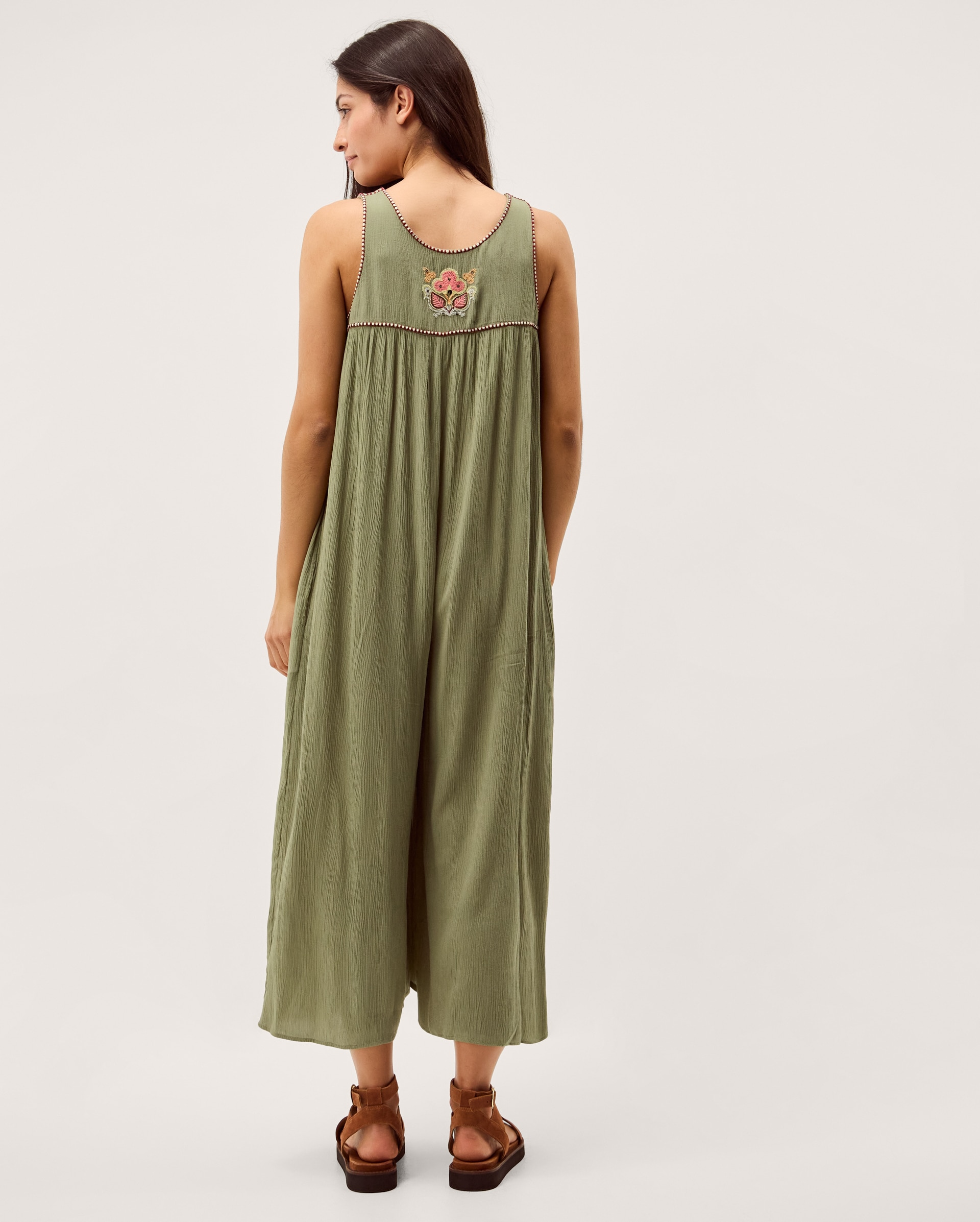 Monsoon Lidia Embroidered Jumpsuit | JD Williams