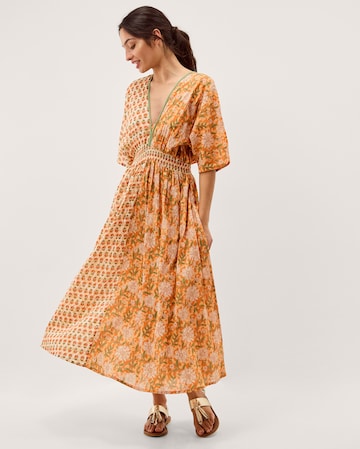 Monsoon Carris Plunge Floral Midi Dress