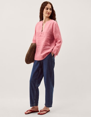 Monsoon Alexis Knot Button Linen Top