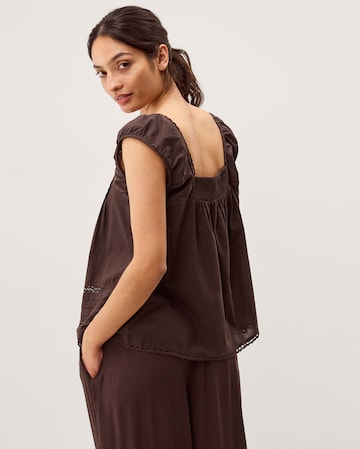 Monsoon Olivia Lace Trim Top
