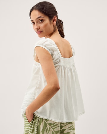 Monsoon Olivia Lace Trim Top