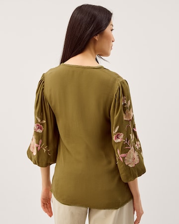 Monsoon Amelie Floral Embroidered Blouse