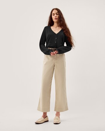 Monsoon Laney Lace Linen Blend Top