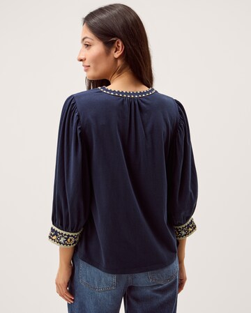Monsoon Emi Embroidered Jersey Top