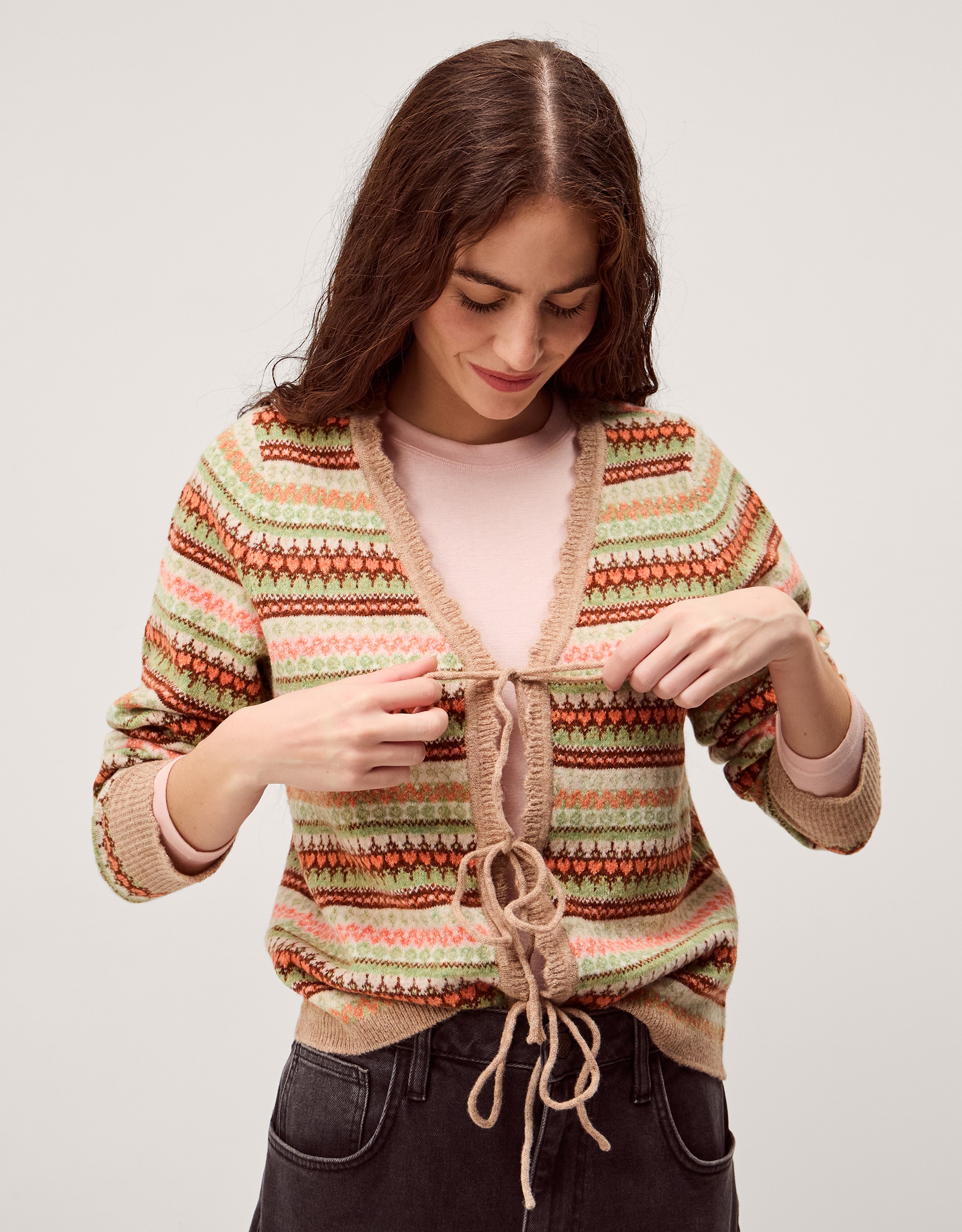 Monsoon Fran Fair Isle Cardigan