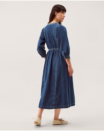 Monsoon Betty Denim Midi Dress