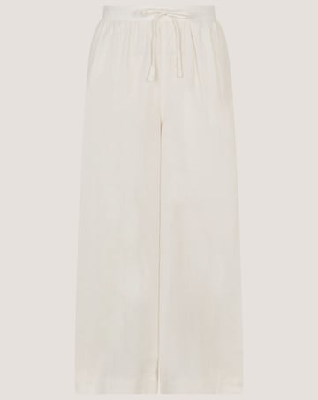 Monsoon Maisie Linen Crop Wide Trousers