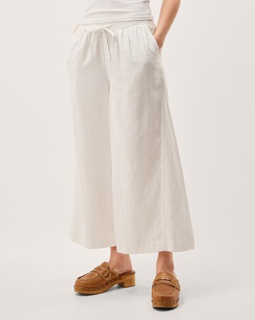 Monsoon Maisie Linen Crop Wide Trousers