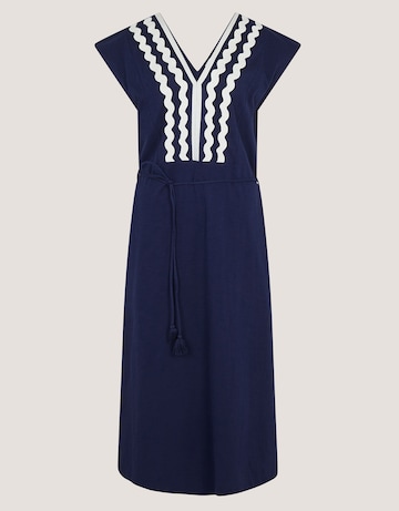 Monsoon Tara V-Neck Midi Kaftan Dress