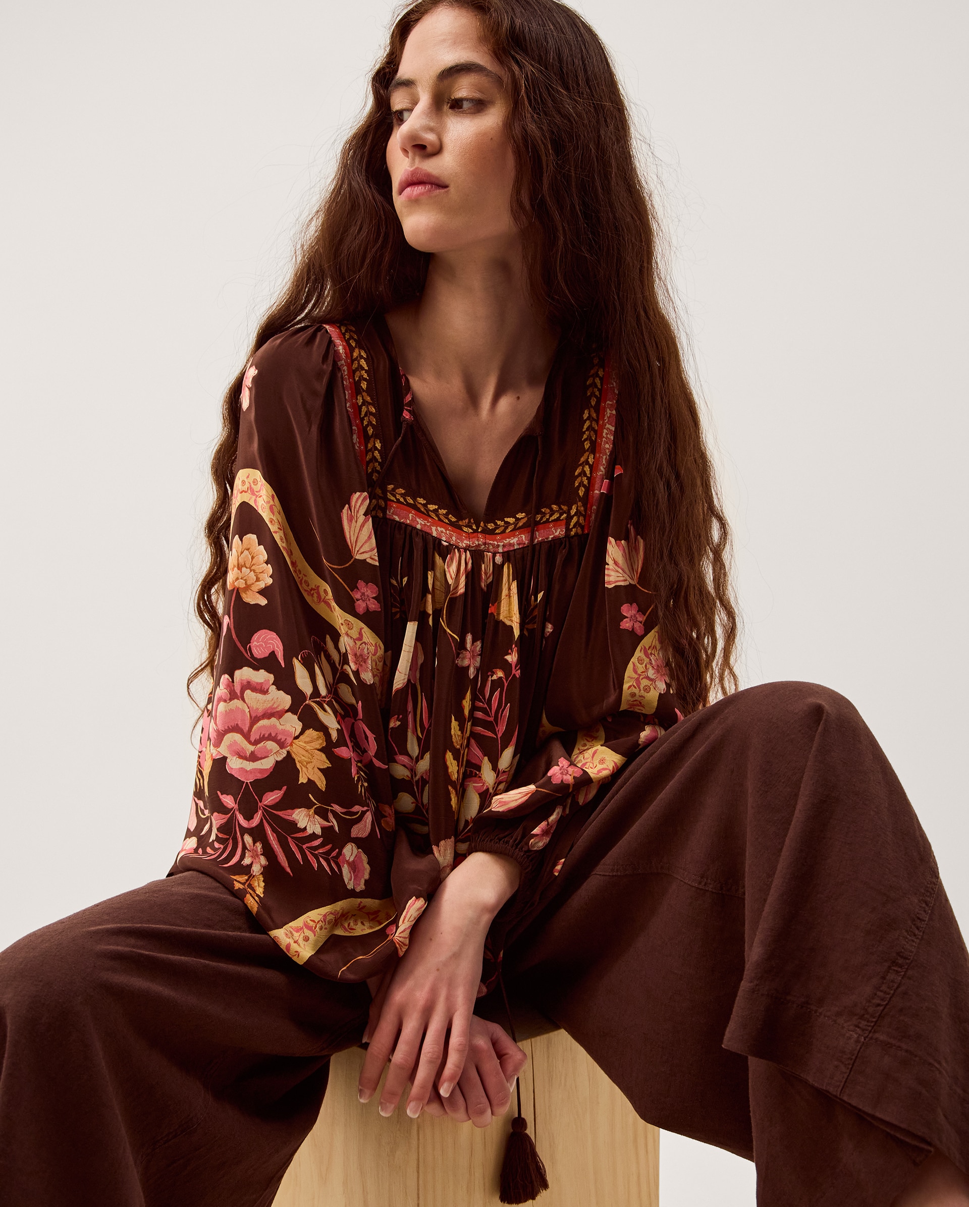 New In - Monsoon Samara Floral Blouse