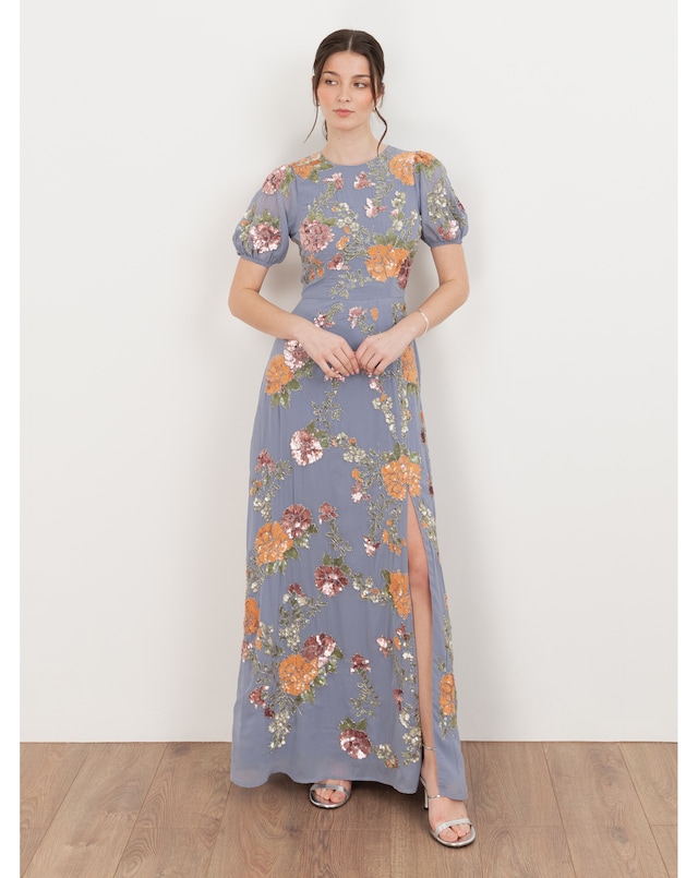 Maya Deluxe Embellished  Dress
