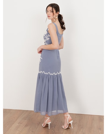 Maya Deluxe Embroidered Dress