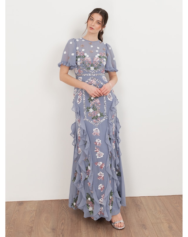 Maya Deluxe Embellished  Dress