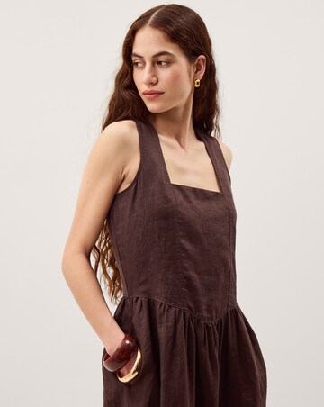 Monsoon Lily Square Neck Midi Dress