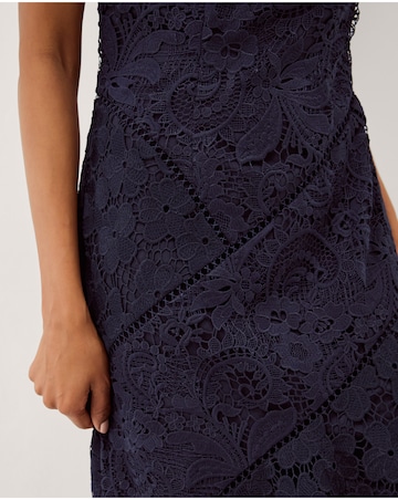 Monsoon Gina Floral Lace Midi Dress