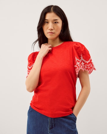 Monsoon Bree Broderie Jersey T-Shirt