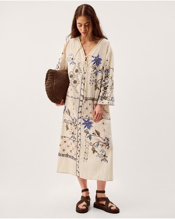 Monsoon Julie Embroidered Midi Kaftan