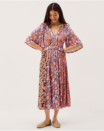 Monsoon Ceri Floral Jersey Midi Dress