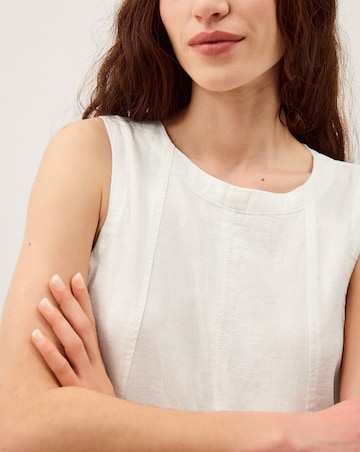 Monsoon Sammy Swing Linen Blend Tank Top