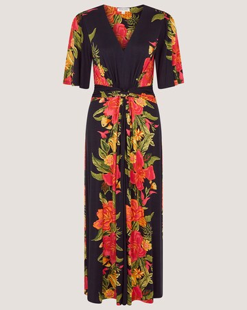 Monsoon Moana Floral Jersey Midi Dress