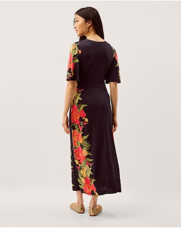Monsoon Moana Floral Jersey Midi Dress