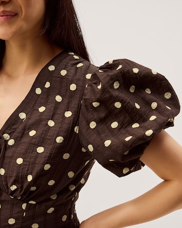 Monsoon Paris Polka Dot Midi Dress