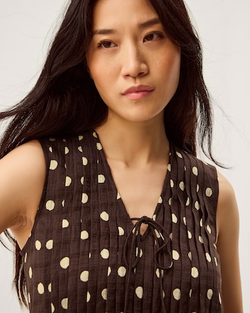 Monsoon Paris Sleeveless Polka Dot Top