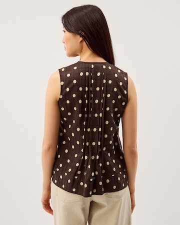 Monsoon Paris Sleeveless Polka Dot Top