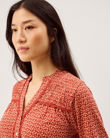 Monsoon Palmer Print Smocked Jersey Top