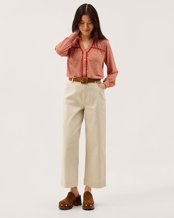 Monsoon Palmer Print Smocked Jersey Top