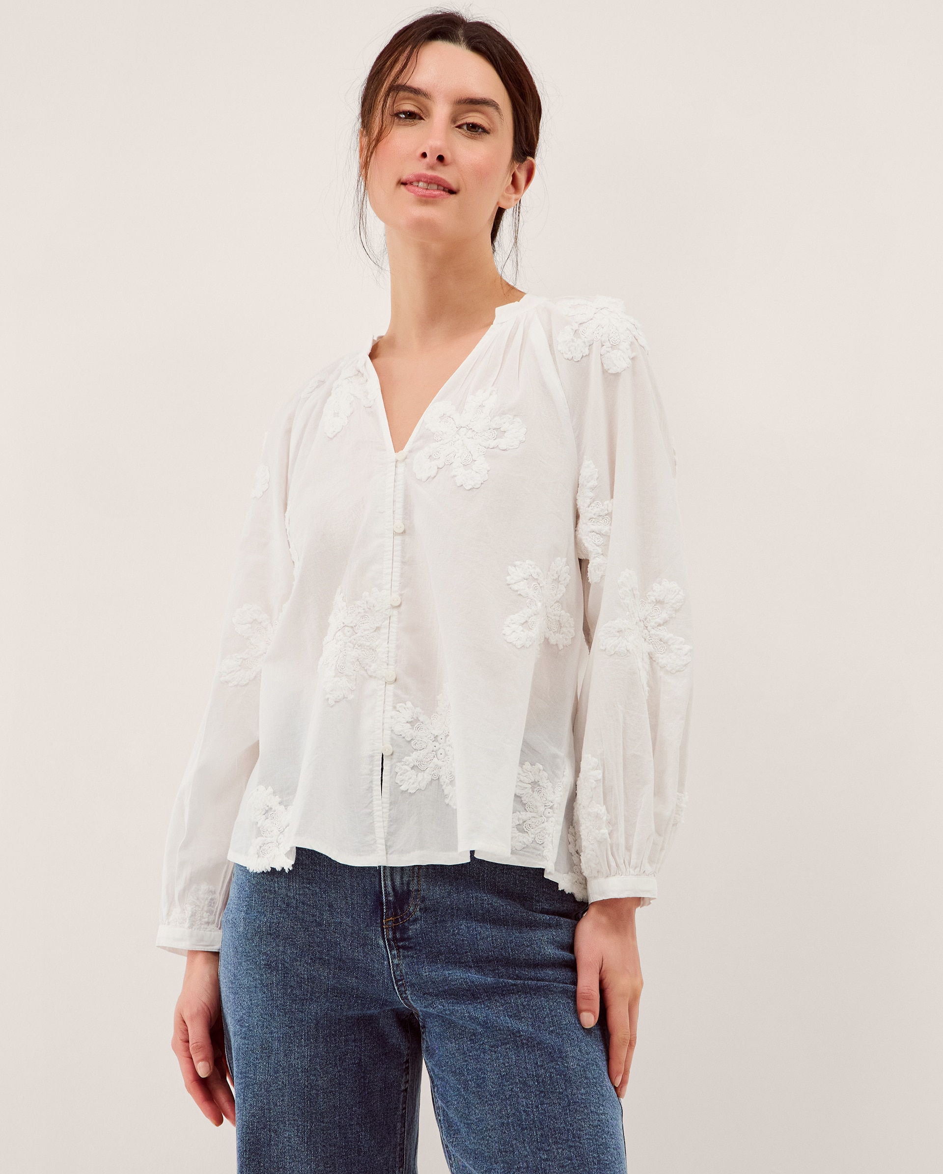 New In - Monsoon Aria Floral Blouse