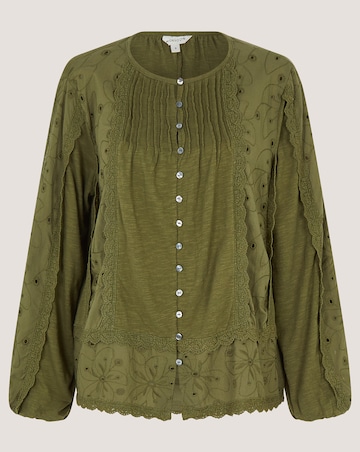 Monsoon Joss Floral Jersey Top