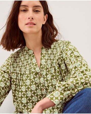 Monsoon Kalani Geometric Jersey Blouse