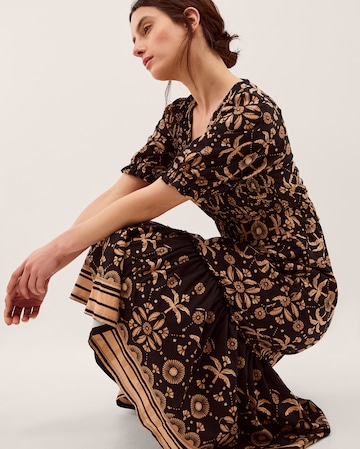 Monsoon Thalia Print Jersey Midi Dress