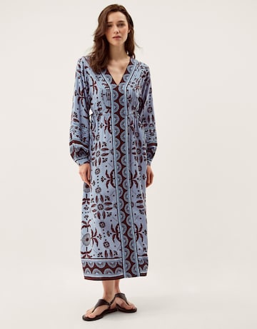 Monsoon Thalia Palm Print Midi Dress