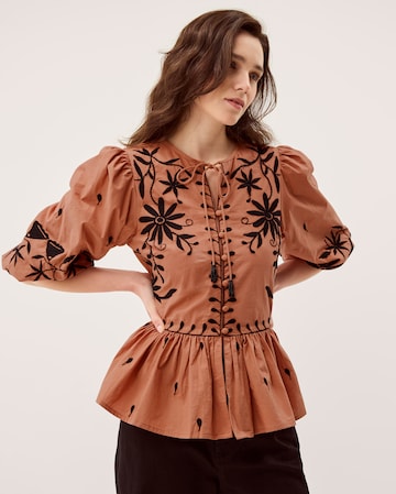 Monsoon Freya Puff Sleeve Top