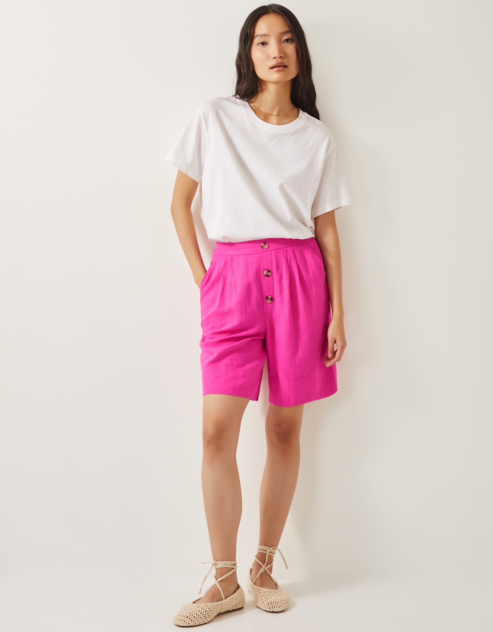 New In - Monsoon Lucy Longline Shorts