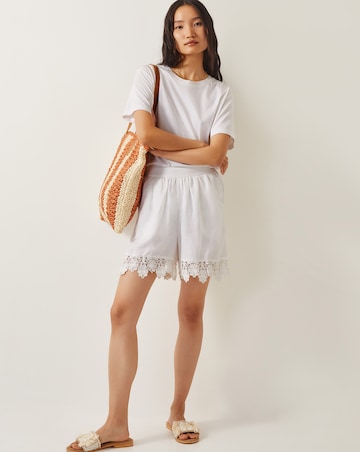 Monsoon Lara Floral Embroidered Shorts