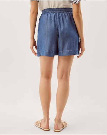 Monsoon Isla Embroidered Denim Shorts