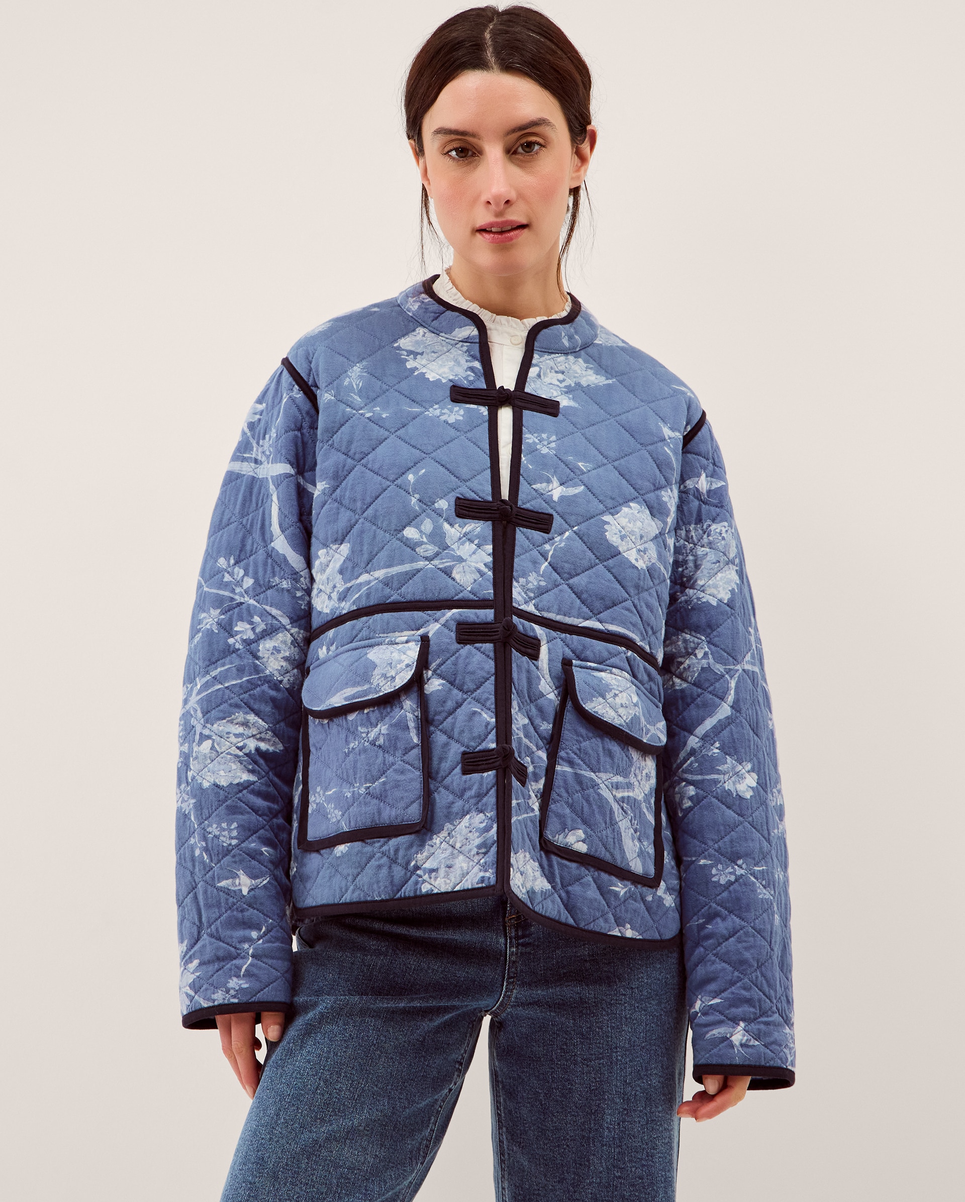 New In - Monsoon Jayda Print Quilted Jacket