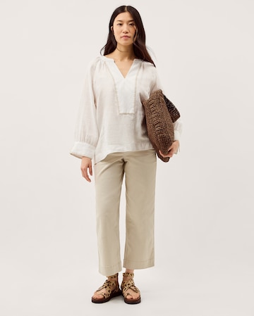 Monsoon Frida V-Neck Linen Blouse