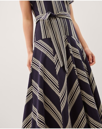 Monsoon Shilta Stripe Jersey Maxi Dress