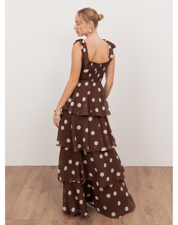 Anaya Polka Dot Print Dress