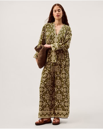 Monsoon Thalia Floral Wide Leg Trousers