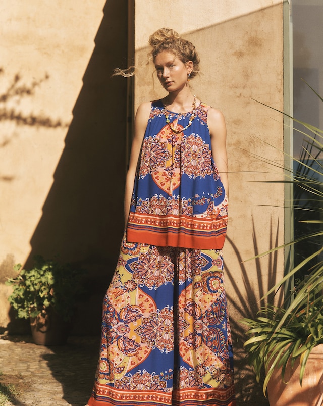 Monsoon Padma Sleeveless Printed Top