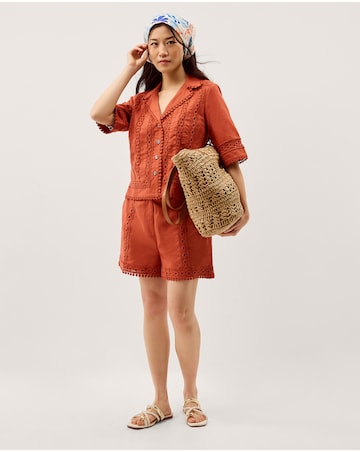 Monsoon Irina Lace Trim Shirt