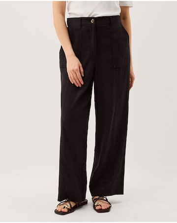 Monsoon Jolie Straight Linen Trousers