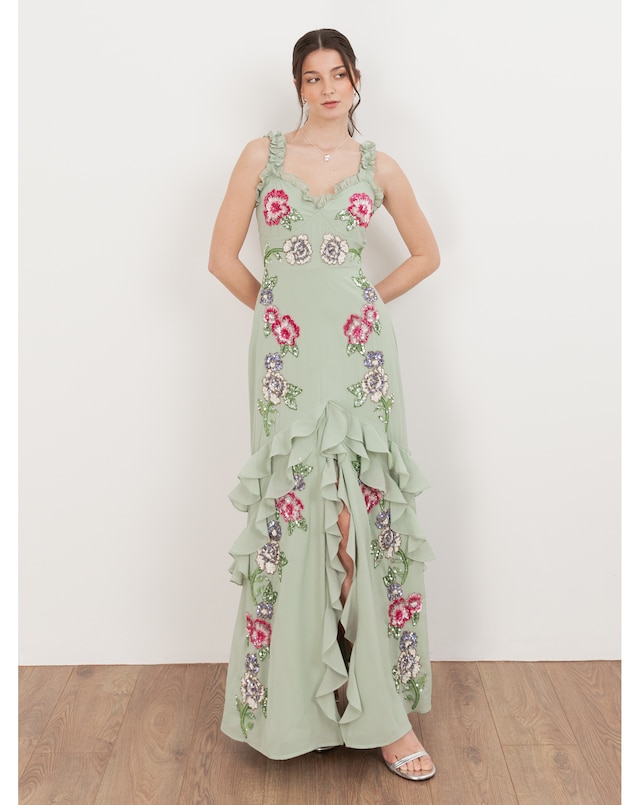 Maya Deluxe Embellished Maxi Dress