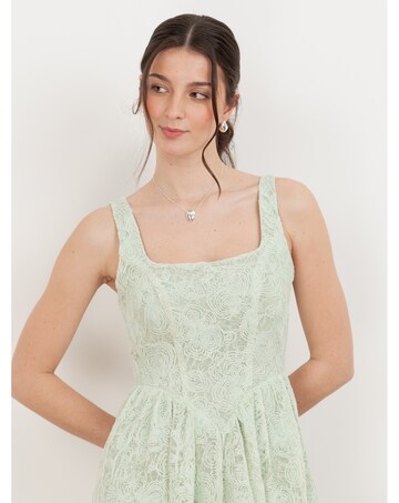 Maya Deluxe Lace Drop Waist Midaxi Dress