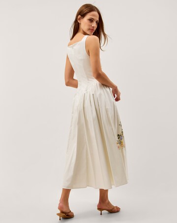 Monsoon Cindy Floral Print Midi Dress